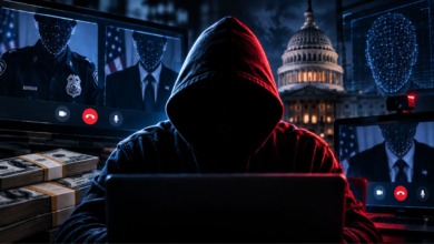 Golpistas usam deepfakes em videochamadas para se passar por agentes do governo.
